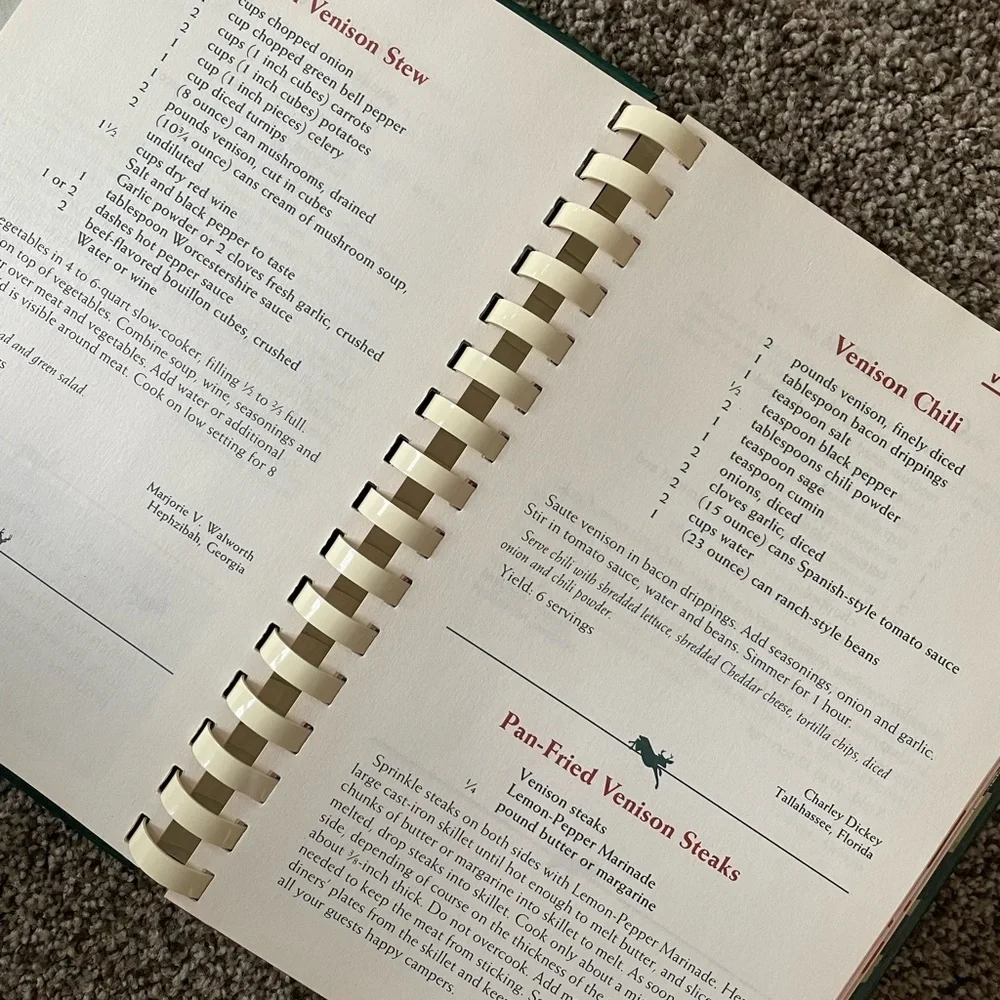 Cook Book - hunters/ fishermen